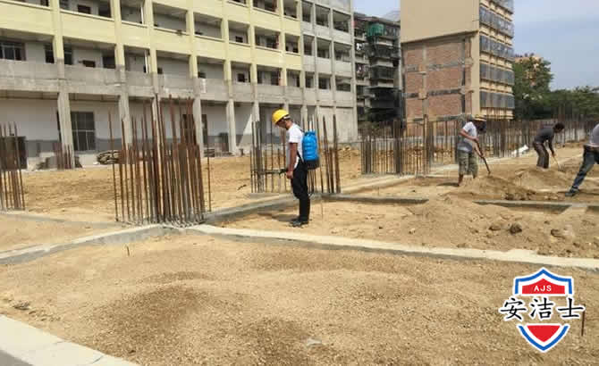 开化学校机关防治白蚁